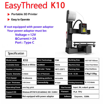 Beginner's 3D Printer for Creative Makers